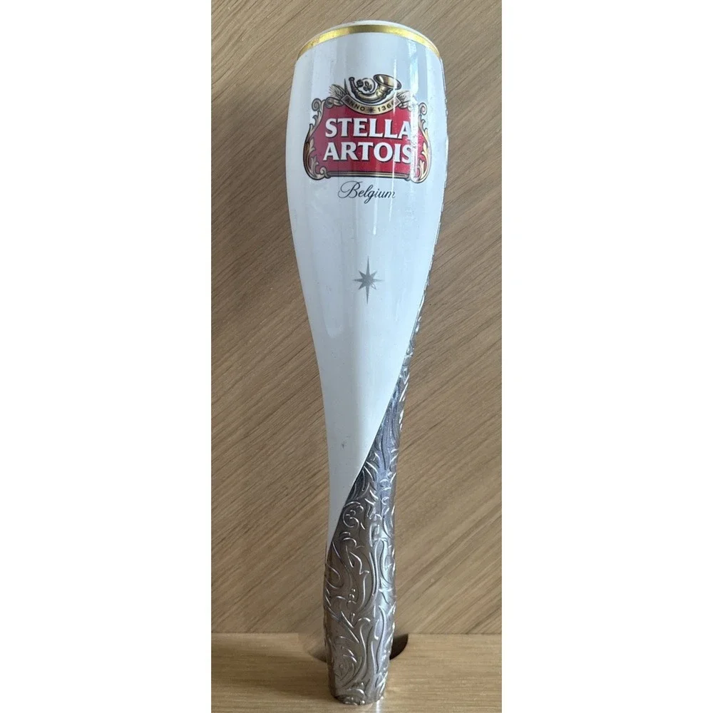Stella Artois, Premium Belgium Lager Beer Tap Chrome Handle 12